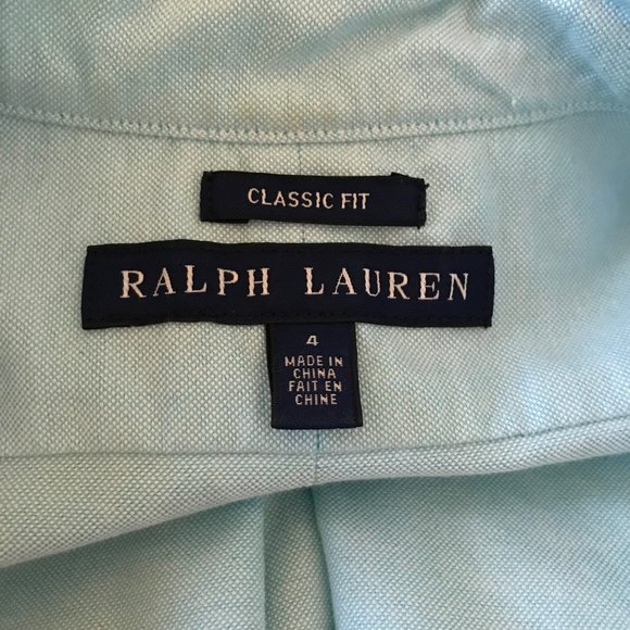 Ralph Lauren Knit Cotton Oxford Shirt - Picture 2 of 2